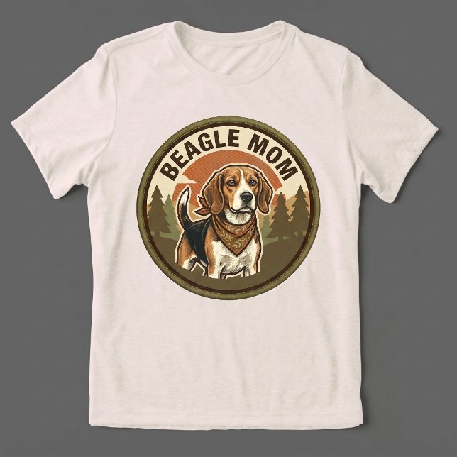 Beagle Mum Tri-blend Tee | Beagle Dog Mum Gift (Creator Uploaded)
