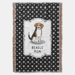 Beagle Mum (tri colour 3) Dog Cute Dog Mum Throw Blanket