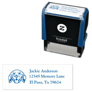 BEAGLE   Name and Return Address Self-inking Stamp