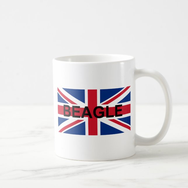 beagle name england United_Kingdom flag Coffee Mug (Right)