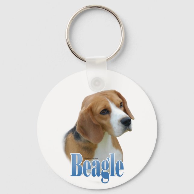 Beagle Name Key Ring (Front)