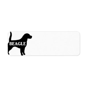 Beagle name silhouette