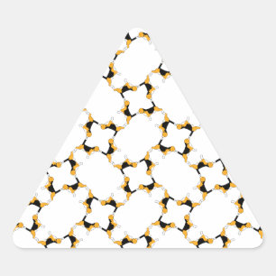 Beagle Network Triangle Sticker