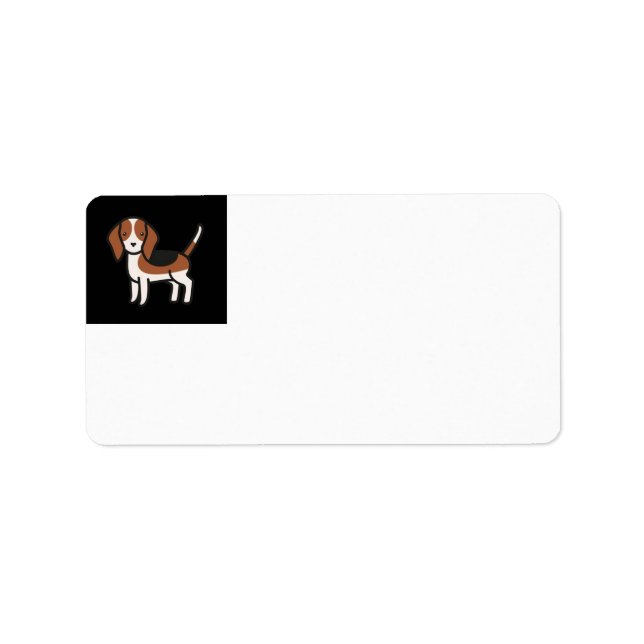 Beagle New Cartoon Label (Front)