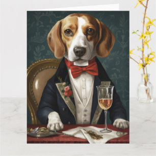 Beagle New Year Card
