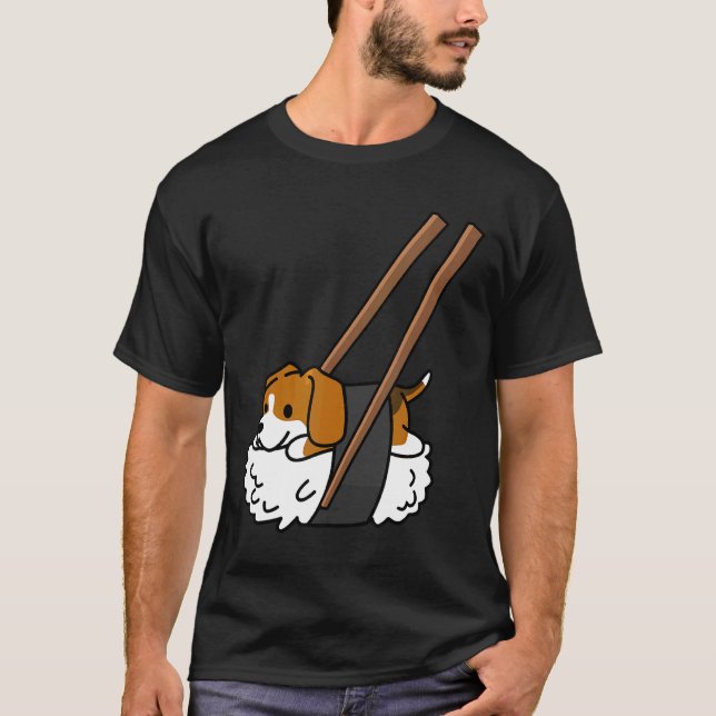 Beagle Nigiri Sushi    Dog T-Shirt (Front)