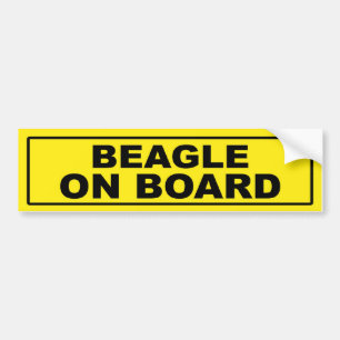 Beagle on Board Bumper Sticker