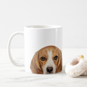 Beagle painting by miart coffee mug