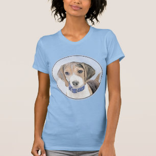 Beagle Painting - Cute Original Dog Art T-Shirt