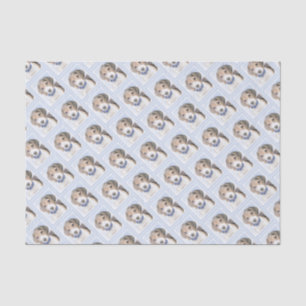 Beagle Painting - Cute Original Dog Art Tissue Paper