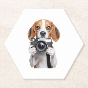 Beagle Paper Coaster