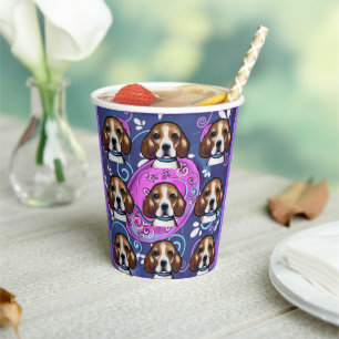 Beagle      paper cups