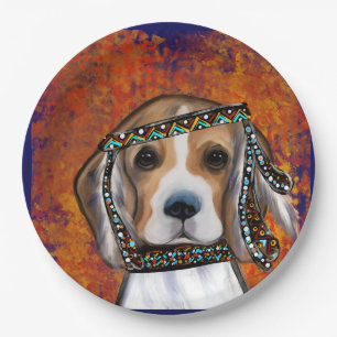 Beagle       paper plate