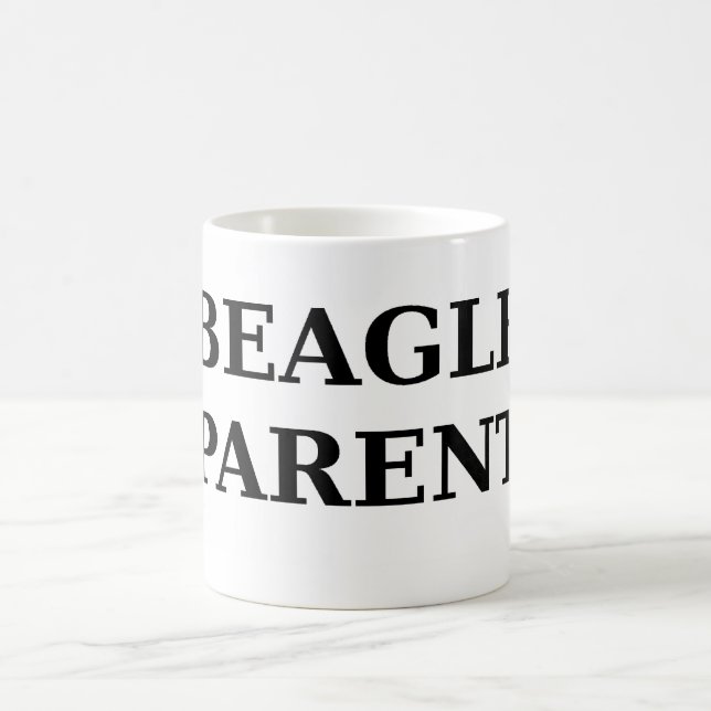 beagle parent coffee mug (Center)