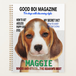 Beagle Parody Magazine Cover  Planner