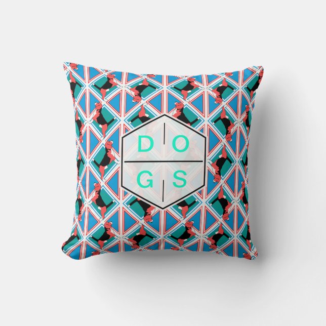 Beagle pattern cushion (Front)