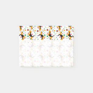 Beagle Pattern Post-it Notes