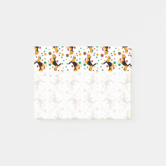 Beagle Pattern Post-it Notes (Front)