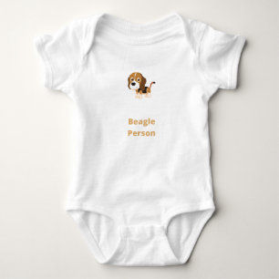 Beagle Person - Beagle Baby Bodysuit