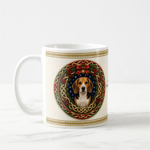 Beagle Personalised Christmas Dog Coffee Mug