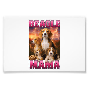 Beagle photo print
