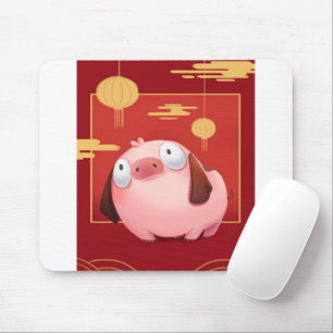 Beagle Pig_Pig Lover Mouse Mat