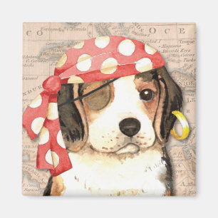 Beagle Pirate Magnet
