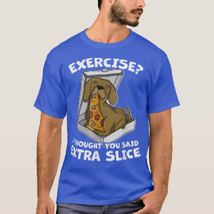Beagle Pizza Walk Dog Owner Lover Puppy 83 T-Shirt