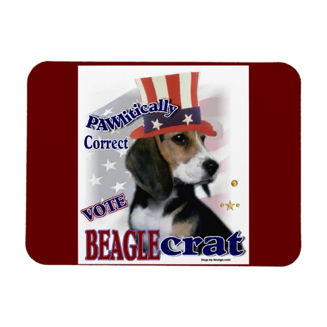 Beagle Political Humour Magnet (Horizontal)