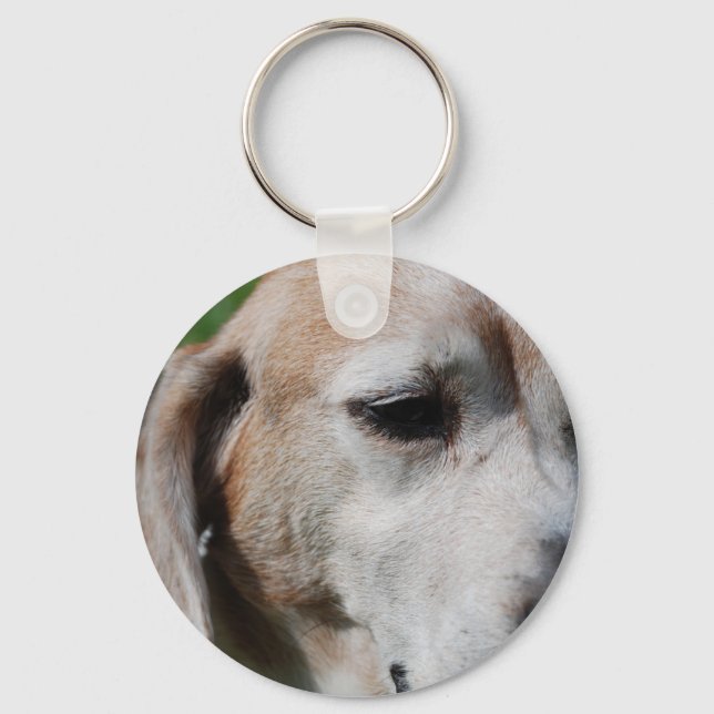 beagle portrait key ring (Front)