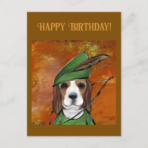 Beagle postcard