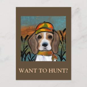 Beagle     postcard