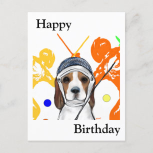 Beagle postcard