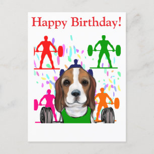 Beagle postcard