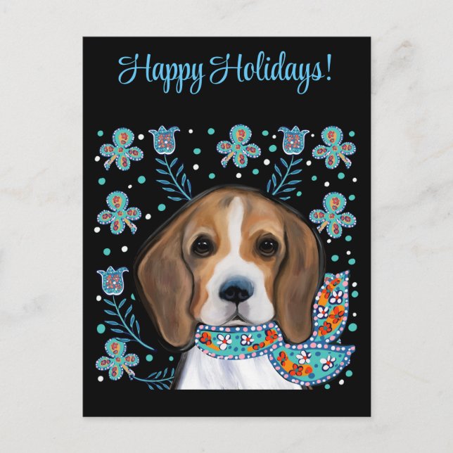 Beagle        postcard (Front)