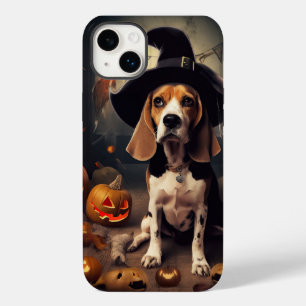 Beagle Pumpkins Halloween Scary Case-Mate iPhone 14 Plus Case