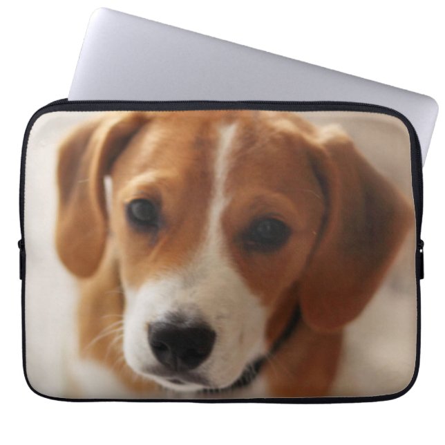 Beagle Puppy 2 Laptop Sleeve (Front)
