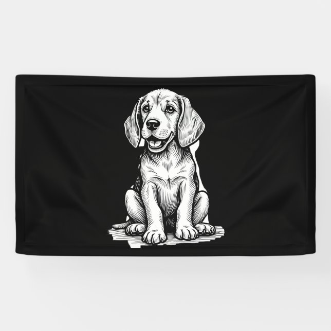 Beagle puppy adorable, family Animal lover Tank To Banner (Horizontal)
