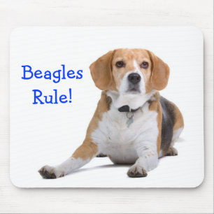 Beagle Puppy Dog - Blue Beagles Rule! Mouse Mat
