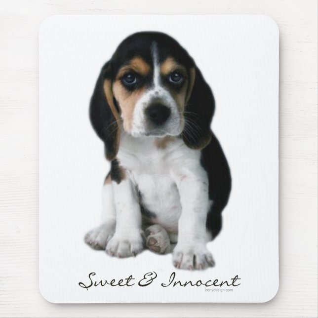 Beagle Puppy Dog Mouse Mat (Front)