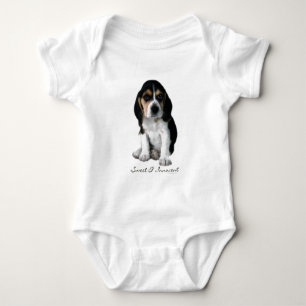Beagle Puppy Dog Photograph Baby Bodysuit
