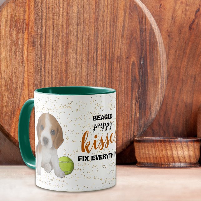 Beagle Puppy Kisses Fix Everything Mug (Creator Uploaded)