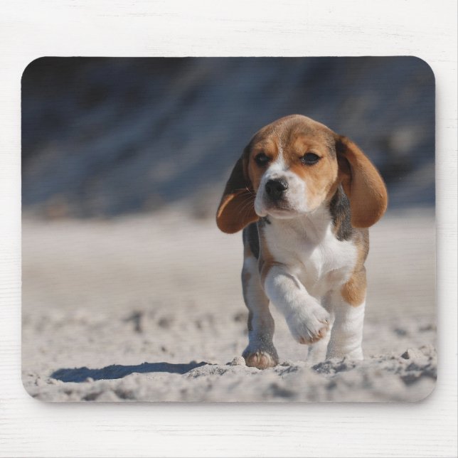 Beagle puppy mouse mat (Front)