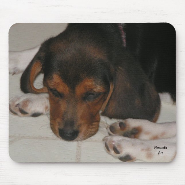 Beagle Puppy Mousepad (Front)