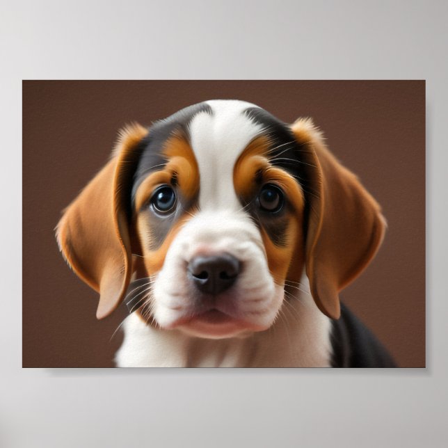 Beagle Puppy Poster (Front)