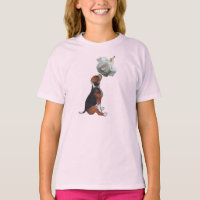 Beagle Puppy White Rose Cute Animal