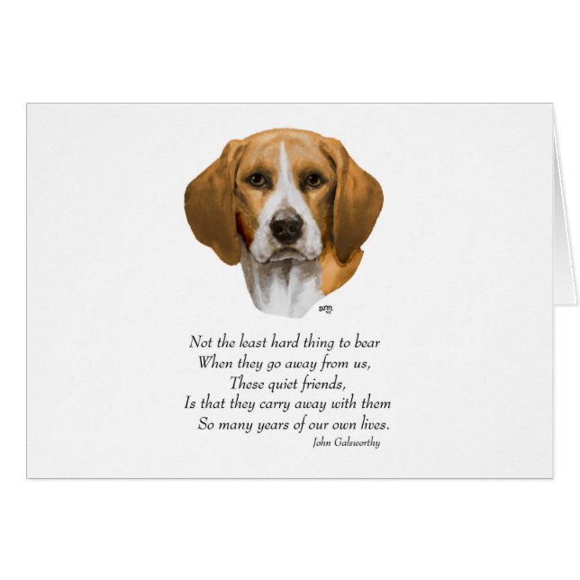 Beagle Rainbow Bridge (Front Horizontal)