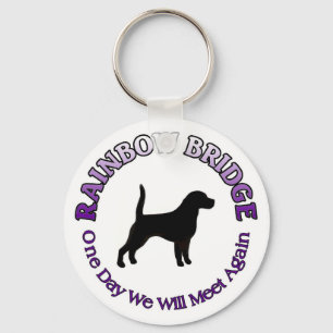 BEAGLE RAINBOW BRIDGE SYMPATHY KEYCHAI KEY CHAIN