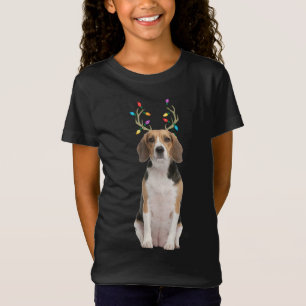 Beagle Reindeer Christmas Dog T-Shirt