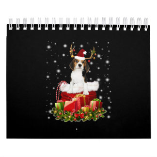 Beagle Reindeer Pressent Christmas Gift Calendar